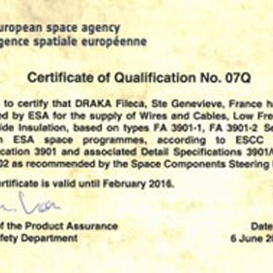 ESA renews its trust in Draka Fileca